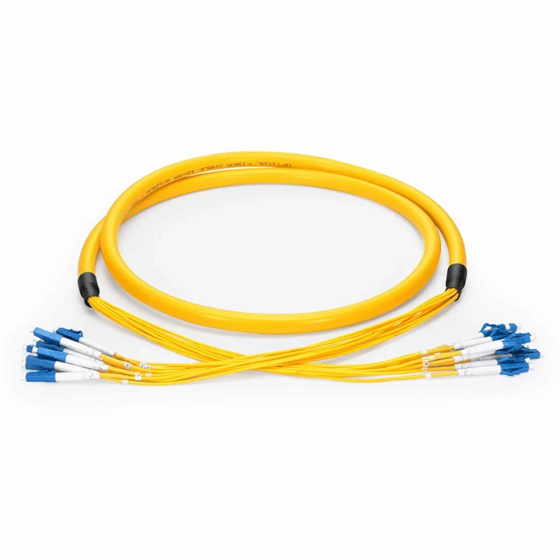 MPO rau LC Tib Hom Fiber Cable